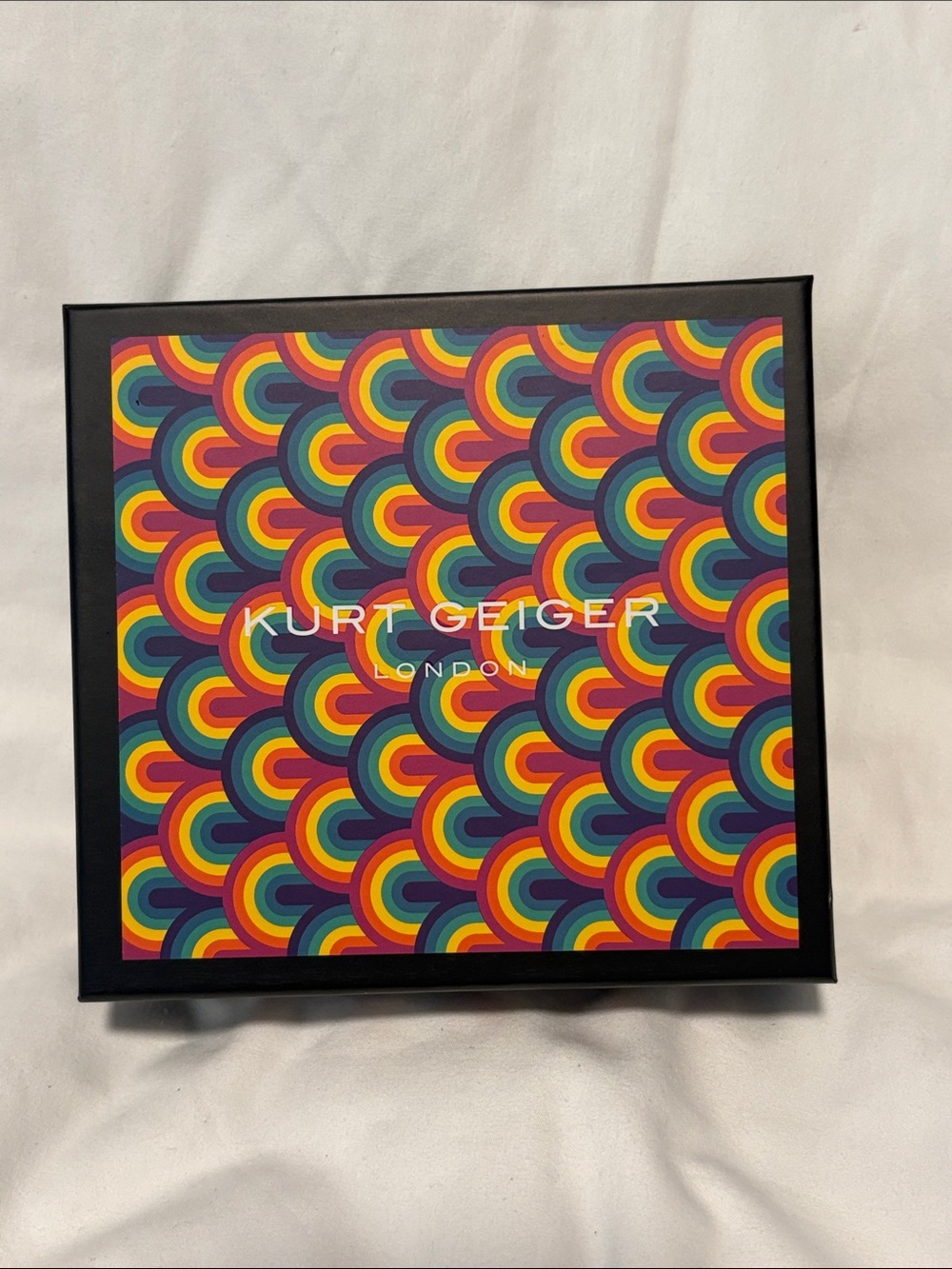 NWT Kurt Geiger London Kensington Mid Blue Glitter Star Bag Charm - Picture 4 of 5